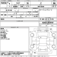 Toyota RAIZE лот № 76058 оценка RA  с аукциона в Японии 2