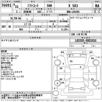 Daihatsu MIRA TOCOT лот № 76091 оценка RA  с аукциона в Японии 2