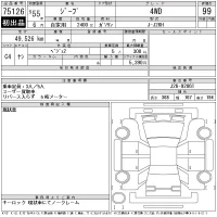 Mitsubishi JEEP лот № 75126 оценка 99  с аукциона в Японии 10