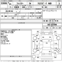 Subaru FORESTER лот № 33006 оценка 3  с аукциона в Японии 2