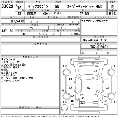 Subaru GOLF ALLTRACK  с аукциона в Японии