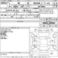 Lexus UX лот № 10052 оценка 3.5  с аукциона в Японии 2