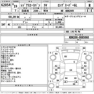 Toyota REGIUS ACE VAN  с аукциона в Японии