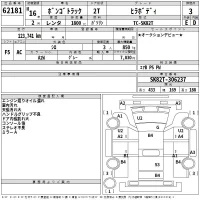 Mazda BONGO лот № 62181 оценка 3  с аукциона в Японии 2
