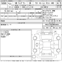 Volkswagen TIGUAN лот № 5098 оценка 4.5  с аукциона в Японии 11