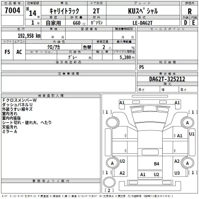 Suzuki CARRY TRUCK  с аукциона в Японии