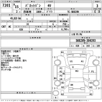 Nissan VANETTE VAN лот № 7201 оценка 3  с аукциона в Японии 2