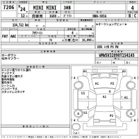 BMW MINI лот № 7206 оценка 4  с аукциона в Японии 2