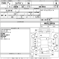 Mazda FLAIR WAGON лот № 7343 оценка R  с аукциона в Японии 2