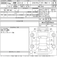 BMW 2-Series лот № 38008 оценка 4.5  с аукциона в Японии 11