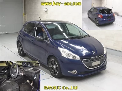 Peugeot 208  с аукциона в Японии