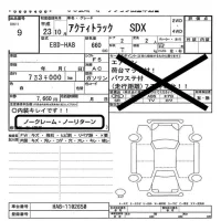 Honda ACTY TRUCK лот № 9 оценка   с аукциона в Японии 5