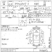 Honda ACTY TRUCK лот № 54 оценка 3.5  с аукциона в Японии 9