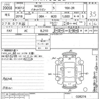 Nissan NV200 лот № 20058 оценка 3.5  с аукциона в Японии 11
