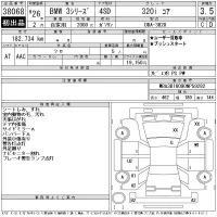 BMW 3-Series лот № 38068 оценка 3.5  с аукциона в Японии 11