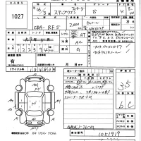Honda STEP WAGON лот № 1027 оценка 3.5  с аукциона в Японии 5