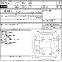 Mercedes-Benz E CLASS лот № 38075 оценка 3  с аукциона в Японии 11
