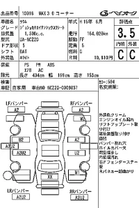 Toyota RAUM лот № 10018 оценка 3.5  с аукциона в Японии 6
