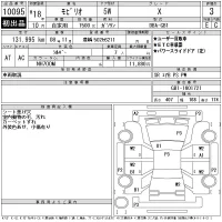 Honda MOBILIO лот № 10095 оценка 3  с аукциона в Японии 11