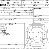 Subaru FORESTER лот № 10132 оценка RA  с аукциона в Японии 11