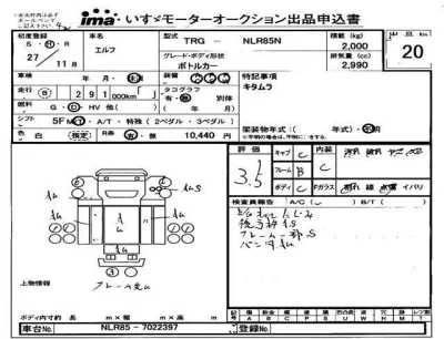Isuzu ELF  с аукциона в Японии
