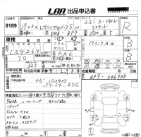 Subaru LEGACY OUTBACK лот № 8189 оценка R  с аукциона в Японии 5
