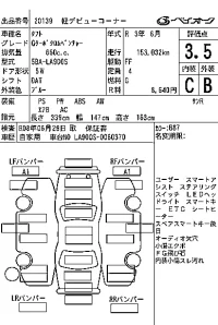 Daihatsu TAFT лот № 20139 оценка 3.5  с аукциона в Японии 7