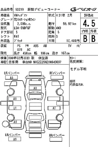 Volkswagen TIGUAN лот № 60219 оценка 4.5  с аукциона в Японии 6