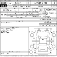 Subaru FORESTER лот № 30095 оценка R  с аукциона в Японии 11