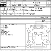 Mazda CX-3 лот № 90208 оценка 3  с аукциона в Японии 11