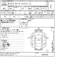 Toyota TOWN ACE TRUCK лот № 20295 оценка R  с аукциона в Японии 9