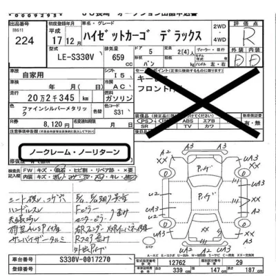 Daihatsu HIJET VAN  с аукциона в Японии