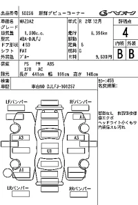 Mazda MAZDA2 лот № 60258 оценка 4  с аукциона в Японии 7