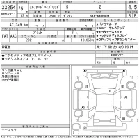 Toyota ALPHARD лот № 33254 оценка 4.5  с аукциона в Японии 11