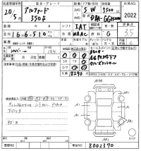 Toyota ALPHARD лот № 2022 оценка 3.5  с аукциона в Японии 5