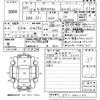 Honda N BOX лот № 3004 оценка 3.5  с аукциона в Японии 5