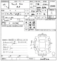 Honda FIT лот № 2049 оценка R  с аукциона в Японии 8