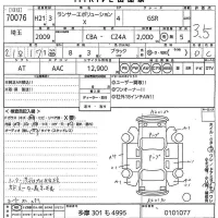 Mitsubishi LANCER лот № 70076 оценка 3.5  с аукциона в Японии 10