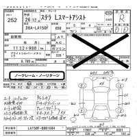 Subaru STELLA лот № 252 оценка R  с аукциона в Японии 5