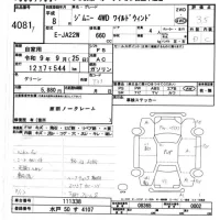 Suzuki JIMNY лот № 4081 оценка 3.5  с аукциона в Японии 6