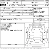 Suzuki SPACIA лот № 3024 оценка RA  с аукциона в Японии 11
