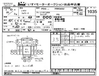 Isuzu FORWARD лот № 1035 оценка 3.5  с аукциона в Японии 4