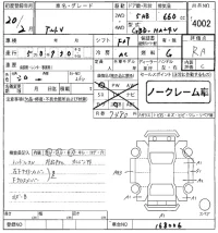 Suzuki ALTO VAN лот № 4002 оценка RA  с аукциона в Японии 8