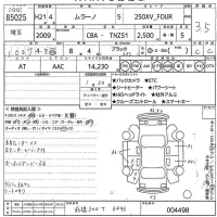 Nissan MURANO лот № 85025 оценка 3.5  с аукциона в Японии 10