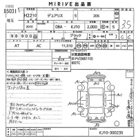 Nissan DUALIS лот № 85031 оценка 3.5  с аукциона в Японии 10