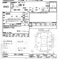 Honda CR-V лот № 4665 оценка 3.5  с аукциона в Японии 6