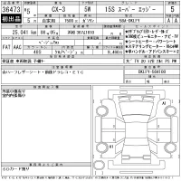Mazda CX-3 лот № 36473 оценка 5  с аукциона в Японии 11