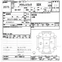 Honda ACTY TRUCK лот № 2075 оценка 3.5  с аукциона в Японии 7