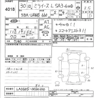 Daihatsu MIRA E S лот № 4018 оценка 3.5  с аукциона в Японии 7