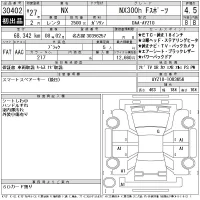 Lexus NX лот № 30402 оценка 4.5  с аукциона в Японии 11